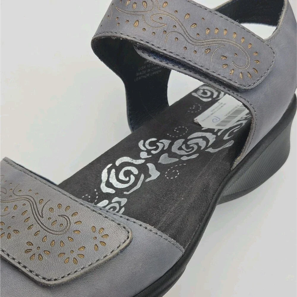 Propet Wanda Sandal Women Sz 10 XX Wide (4E) Blue 2.25